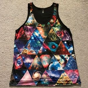 Imaginary foundation galaxy tank medium worn once in new condition